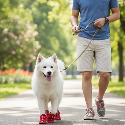Chaussure chien pour balader