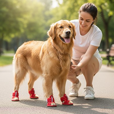 Chaussure chien pour nos balades