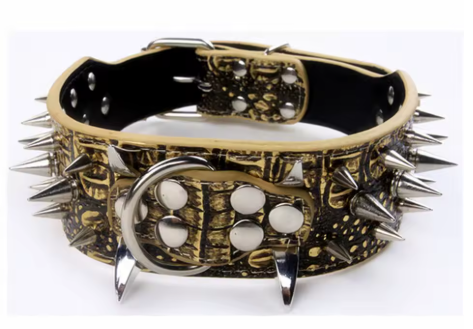 Collier chien cuir | Velvet Rebel