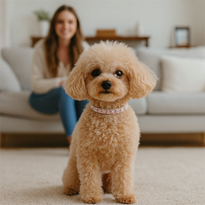 collier chien salon decoratif