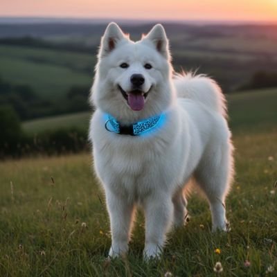 Collier lumineux pour Chien pour les balades