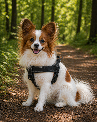 harnais chien anti traction noir tout confort