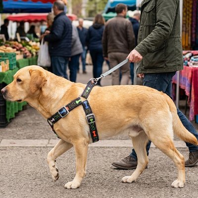 Harnais chien anti traction