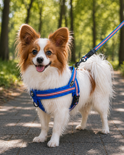 harnais pour chien marine foret rembourrer