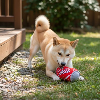 Jouet pour chien​ canette cola