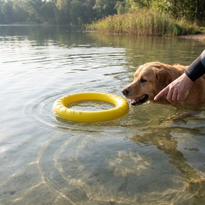 Jouet pour chien qui flotte