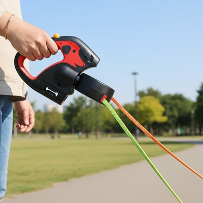 Laisse double pour Chien poignet confortable