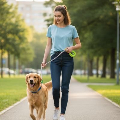 Laisse pour Chien balade au parc