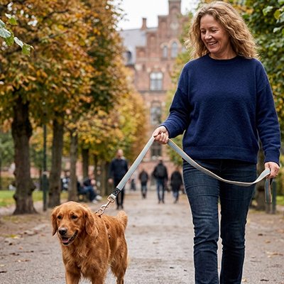 Laisse pour Chien balade en campagne