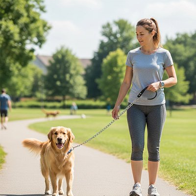 Laisse pour chien metale