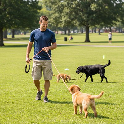 Longe pour chien parc