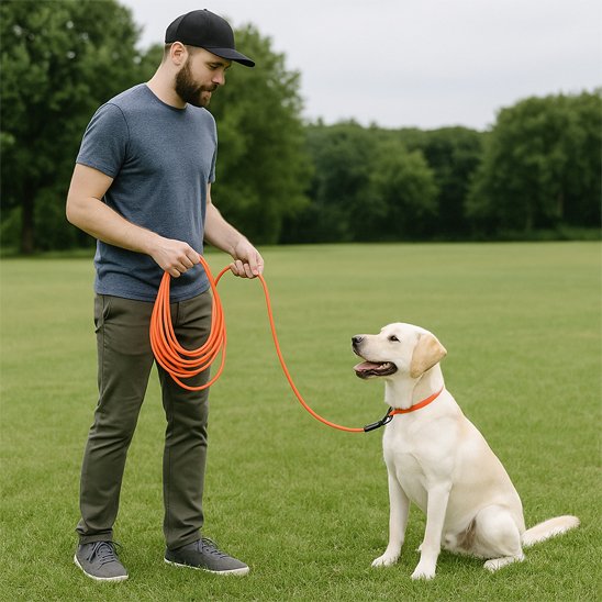Longe pour chien tout confort