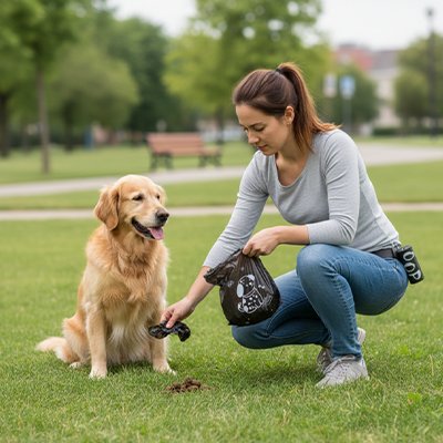 Sac a crotte pour balade avec son chien