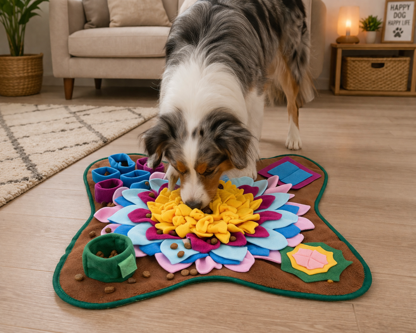 tapis de fouille chien interieur